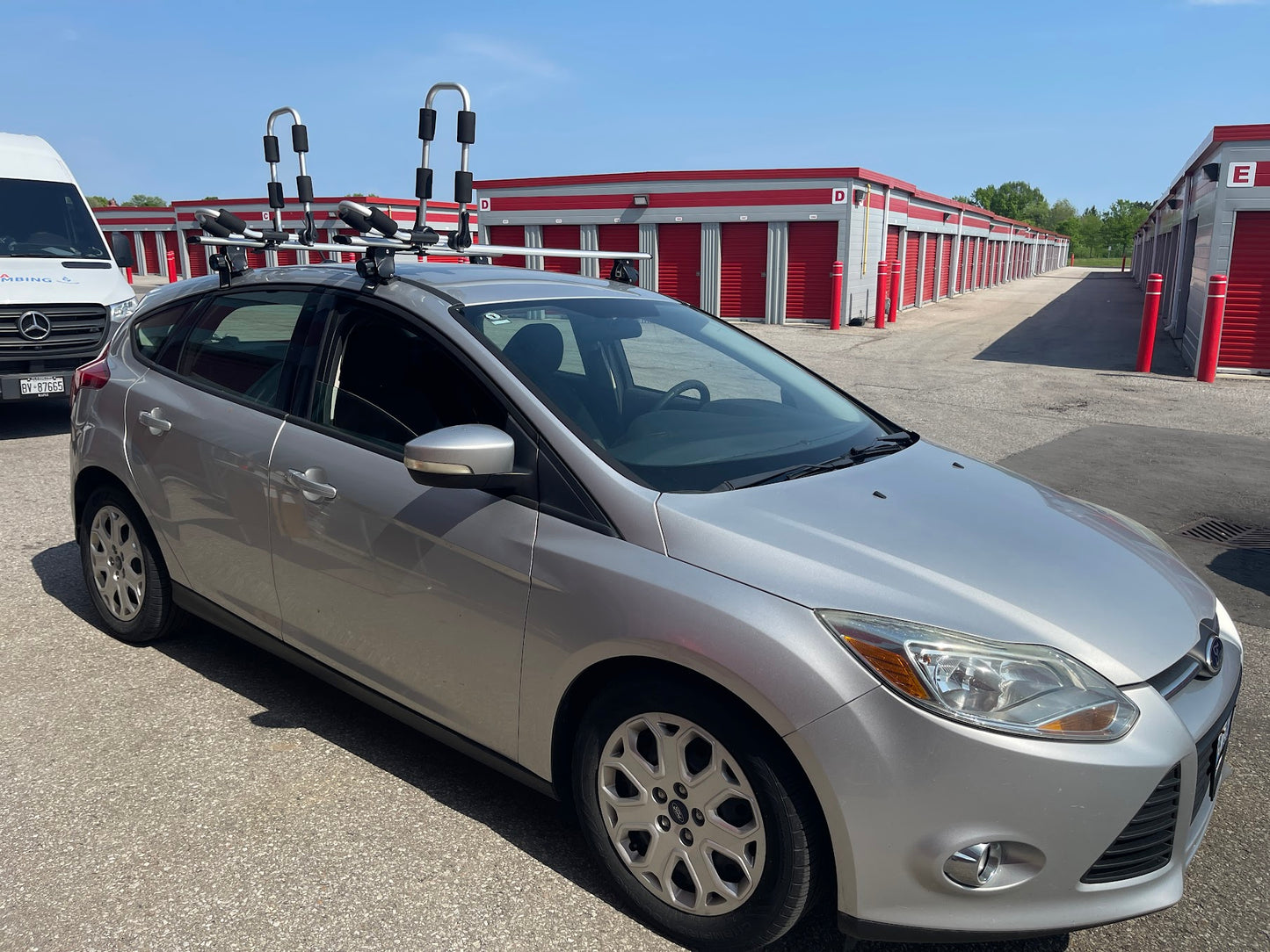 Bare Roof Universal 51-59" Aluminum Roof Rack Cross Bar Full Set