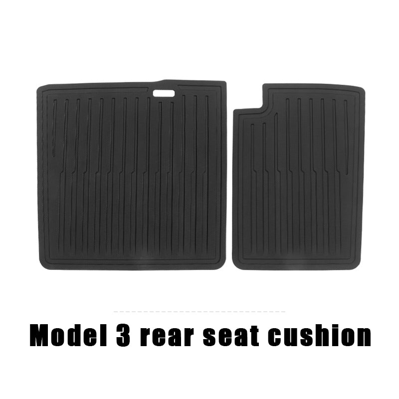 Tesla Model 3 Second Row Seats Back Cover TPE XPE Mat All Weather 2018-2024+