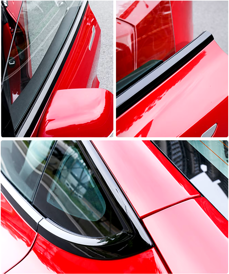 Model 3 Window Trim Stainless Steel Chrome Delete Titanium Black 2018-2024