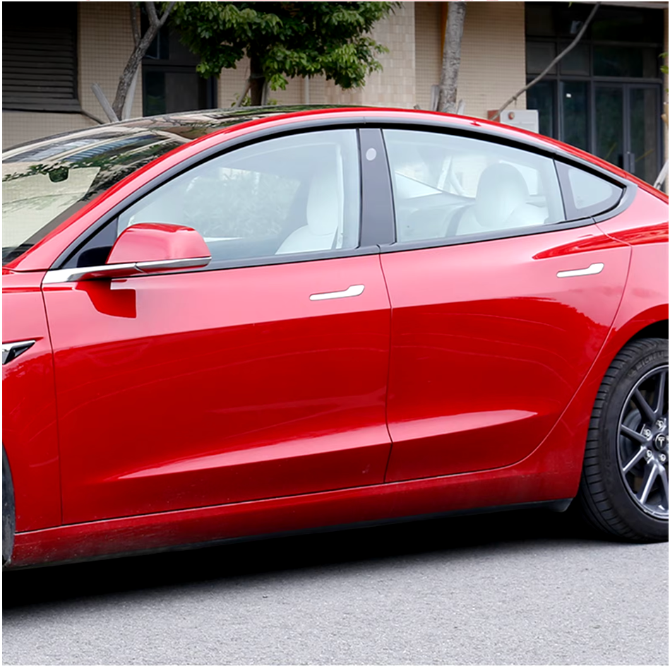 Model 3 Window Trim Stainless Steel Chrome Delete Titanium Black 2018-2024