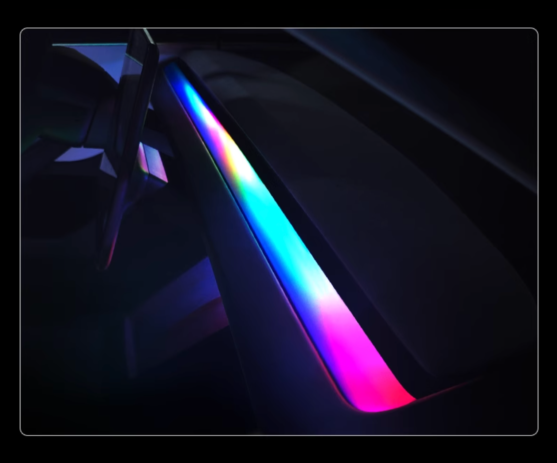 Tesla Model 3 highland RGB Ambient Lights With 60 Seconds Auto Off Module