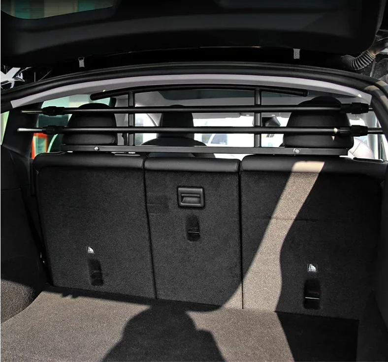 Tesla Model Y Dog Barrier Trunk Pet Fence Gate for Cargo Area Heavy-Duty Safety Dogs Car Travel
