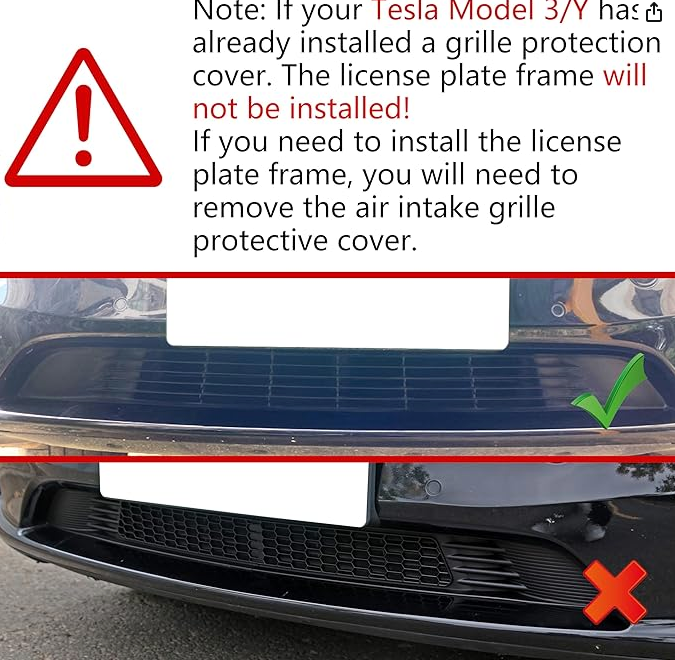 Model 3 Model Y license plate frame