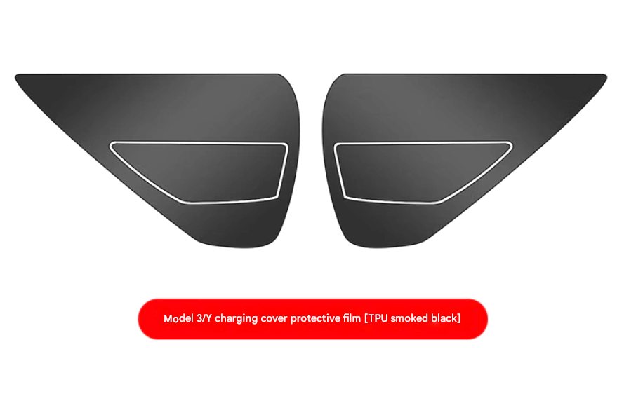Model Y Model 3 Front Rear light PPF Pre Cut Smoke Tint