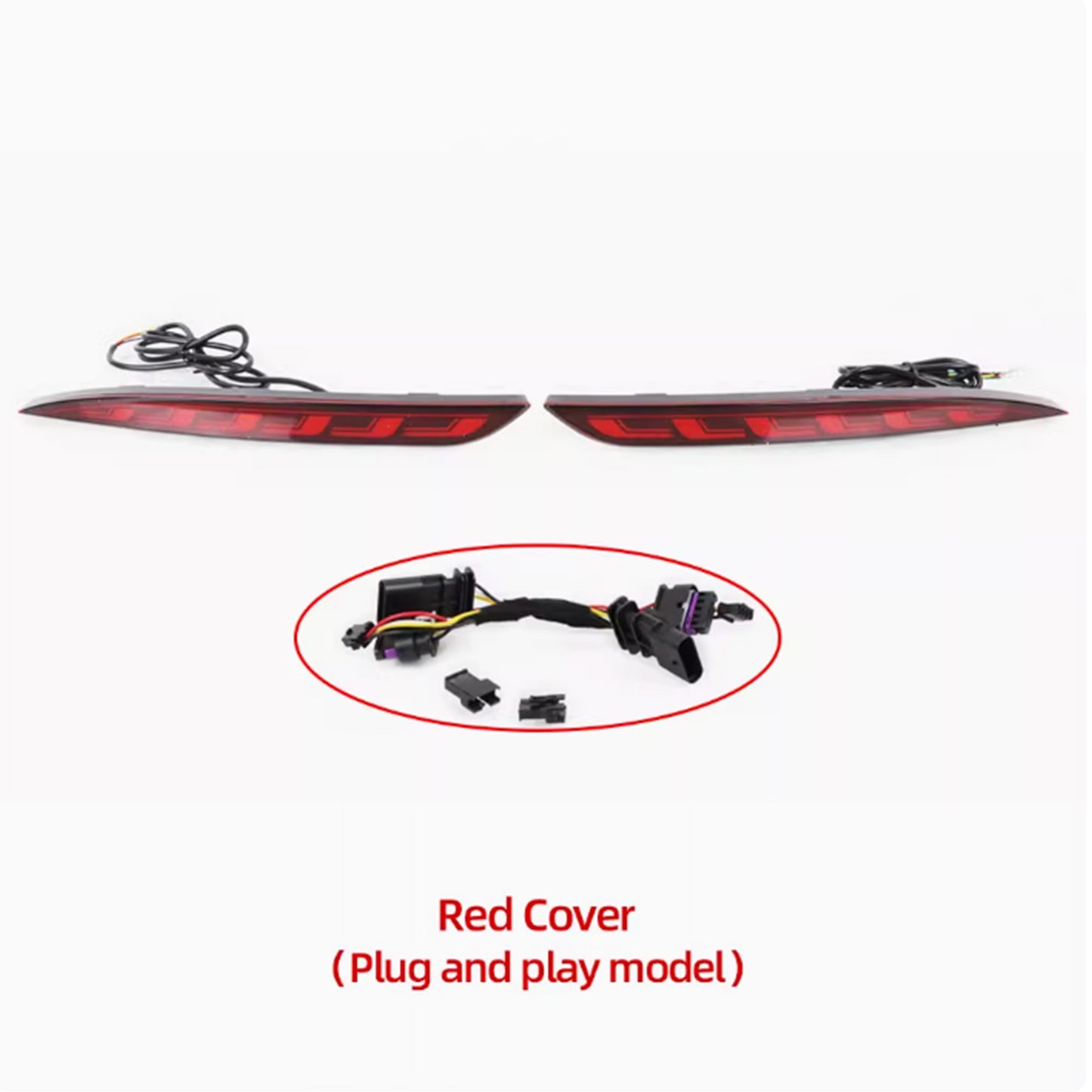 Model 3 Model Y Rear Bumper Reflector Brake Lights With Turn Signal