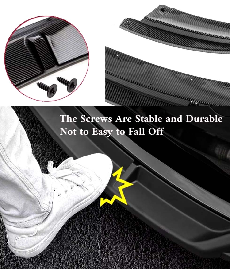 Tesla Model 3 Highland Front Spoiler Bumper Lip Style A