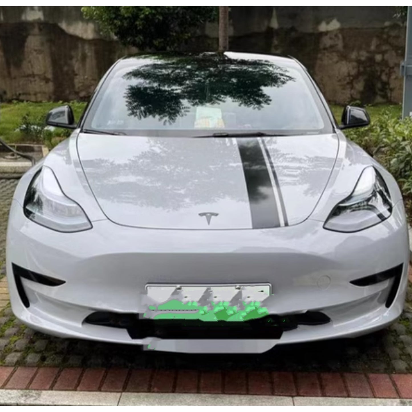Tesla Model 3 body Hood and Side Shirt Vinyl Decals Stickers 2018-2024+