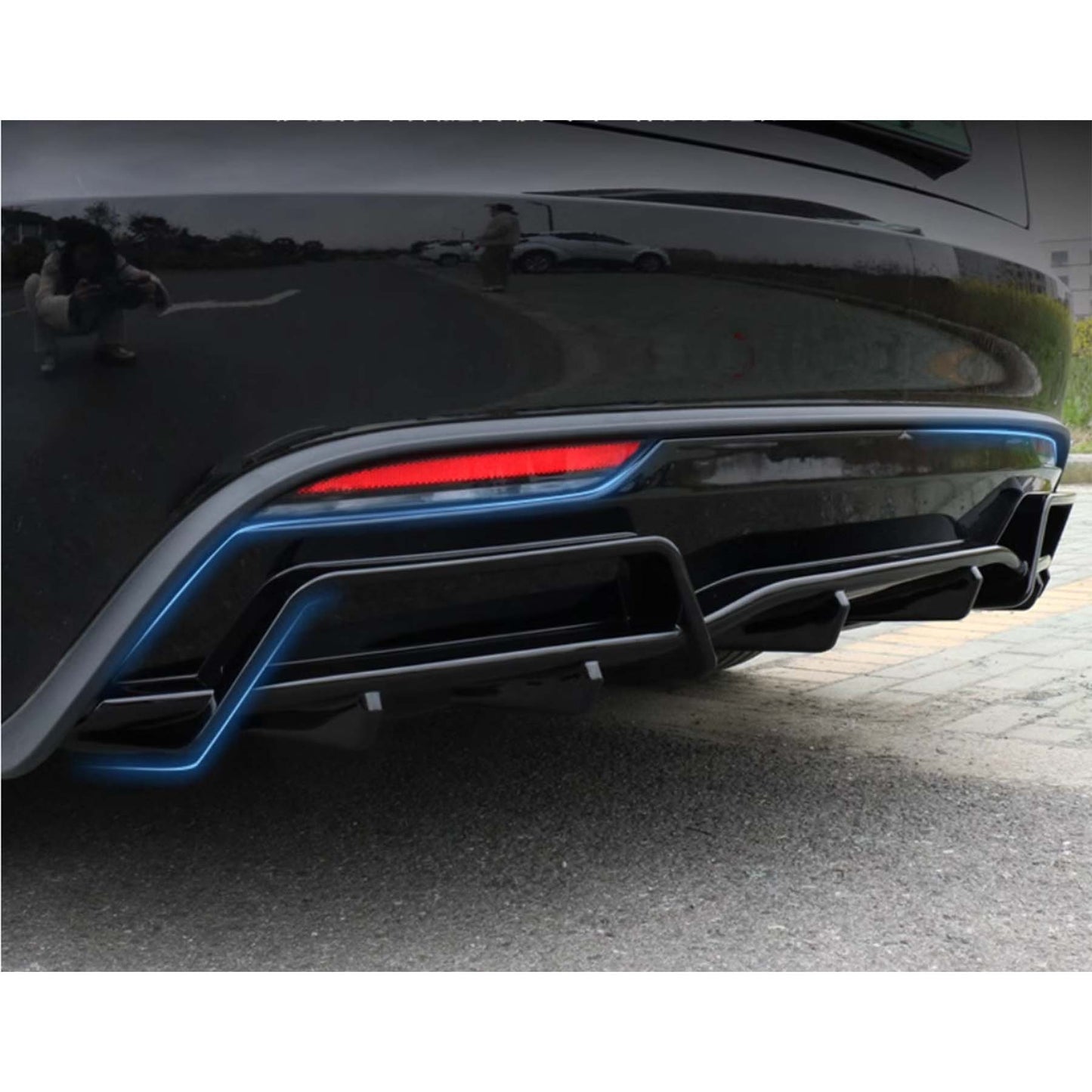 Tesla Model 3 Rear Diffuser Rear Lip 2024up