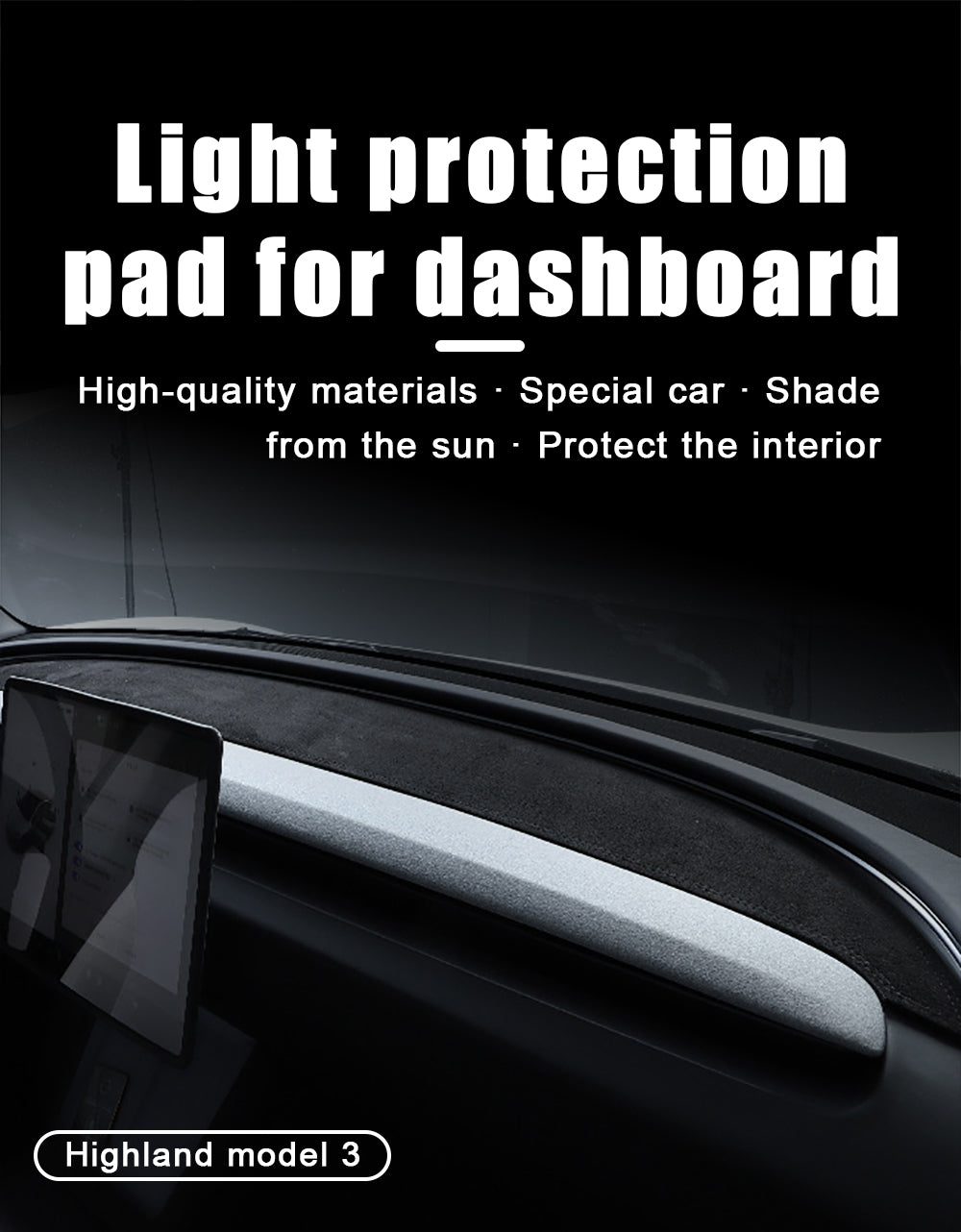 Model 3 Dashboard Non-slip Mat 2024+