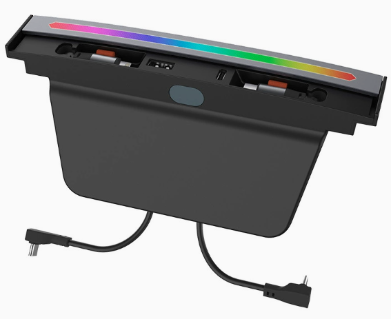 Tesla Model 3 Model Y Docking Station with Ambient Lights Type-C x2