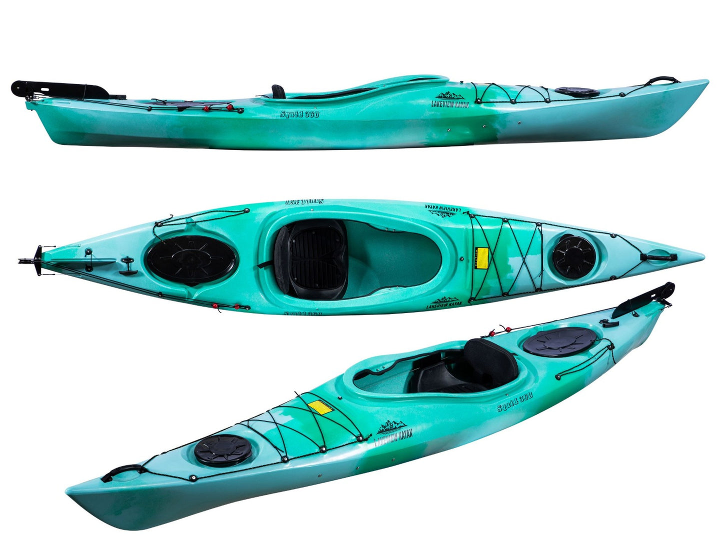 FINAL SALE Squid 360 12ft Touring Kayak with rudder system