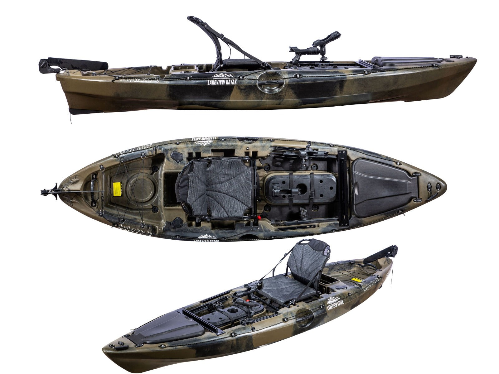 Tamarack Angler 10' SOT Kayak Fusion Recon - Black Sheep Sporting Goods