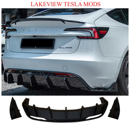Tesla Model 3 Highland Rear Diffuser V3  Replacement