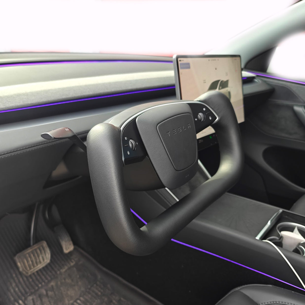 Tesla Model 3 HL Model Y JP Yoke Floating Structure Steering Wheel V3