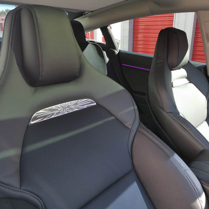 Tesla Model 3 Y Front Seats Performance Seat Replacement Nappa Leather With Installation