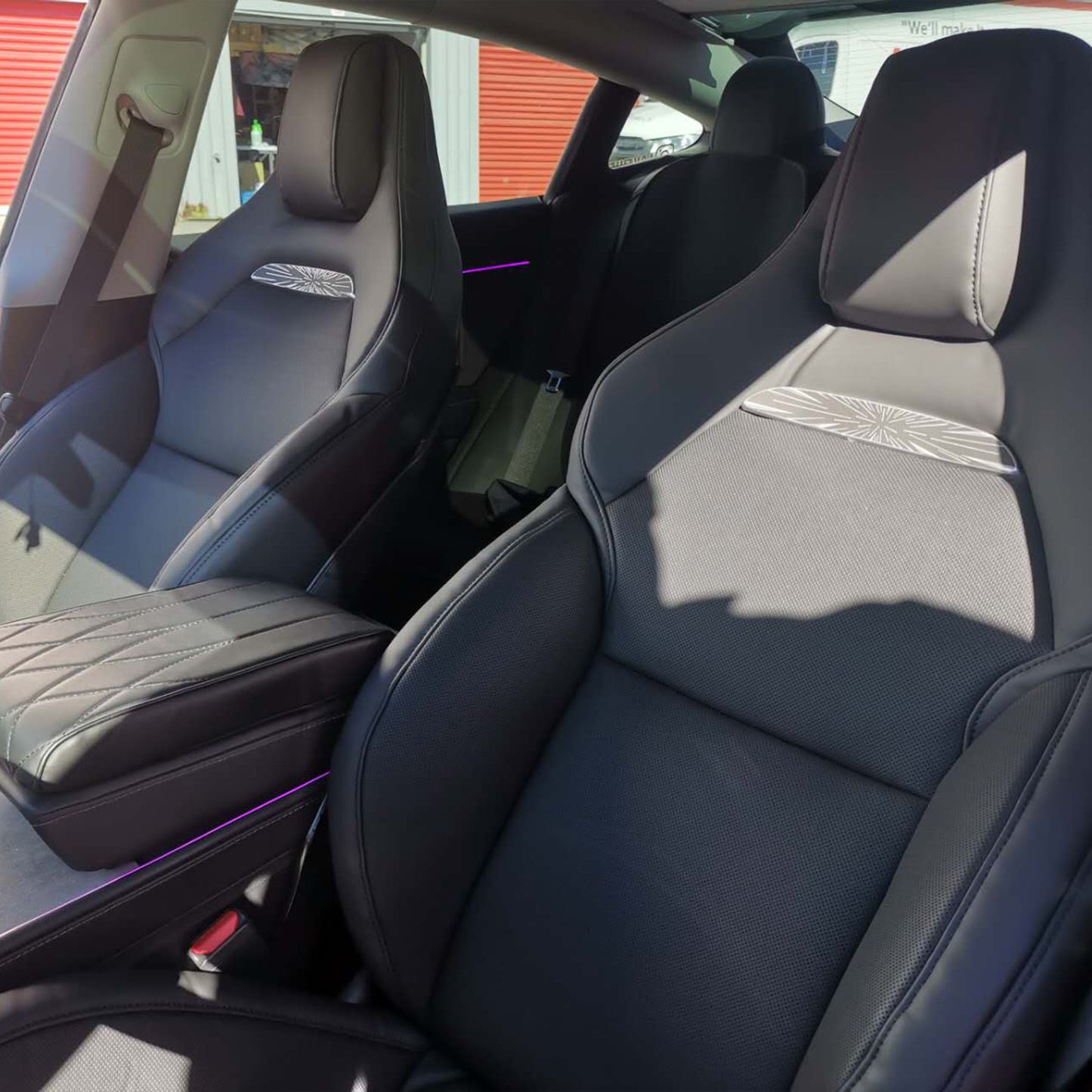 Tesla Model 3 Y Front Seats Performance Seat Replacement Nappa Leather With Installation