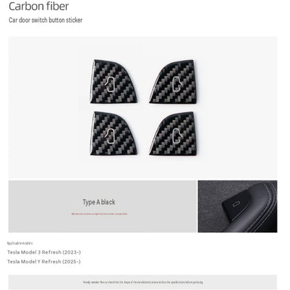 Model 3 / Model Y Interior Carbon Fiber Sticker