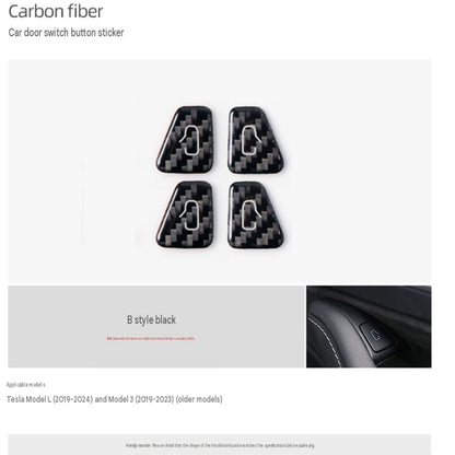 Model 3 / Model Y Interior Carbon Fiber Sticker