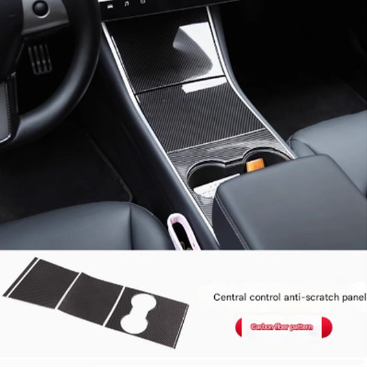 Tesla Old Model 3 Center Console Decoration Carbon Fiber