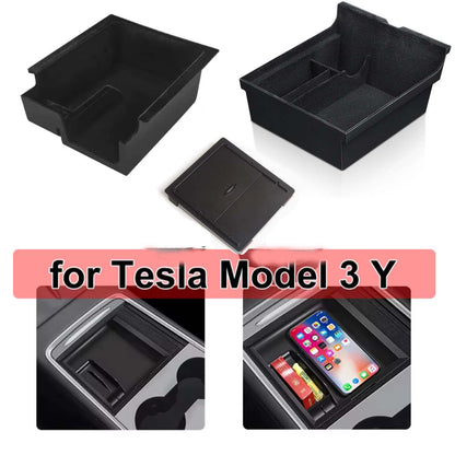 Tesla Model 3 Model Y Center Console Organizer Tray 3pcs