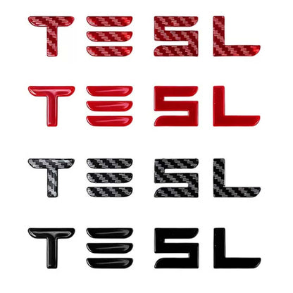 Tesla Model 3 Model Y Rear Emblem TESLA letter Logo Cover