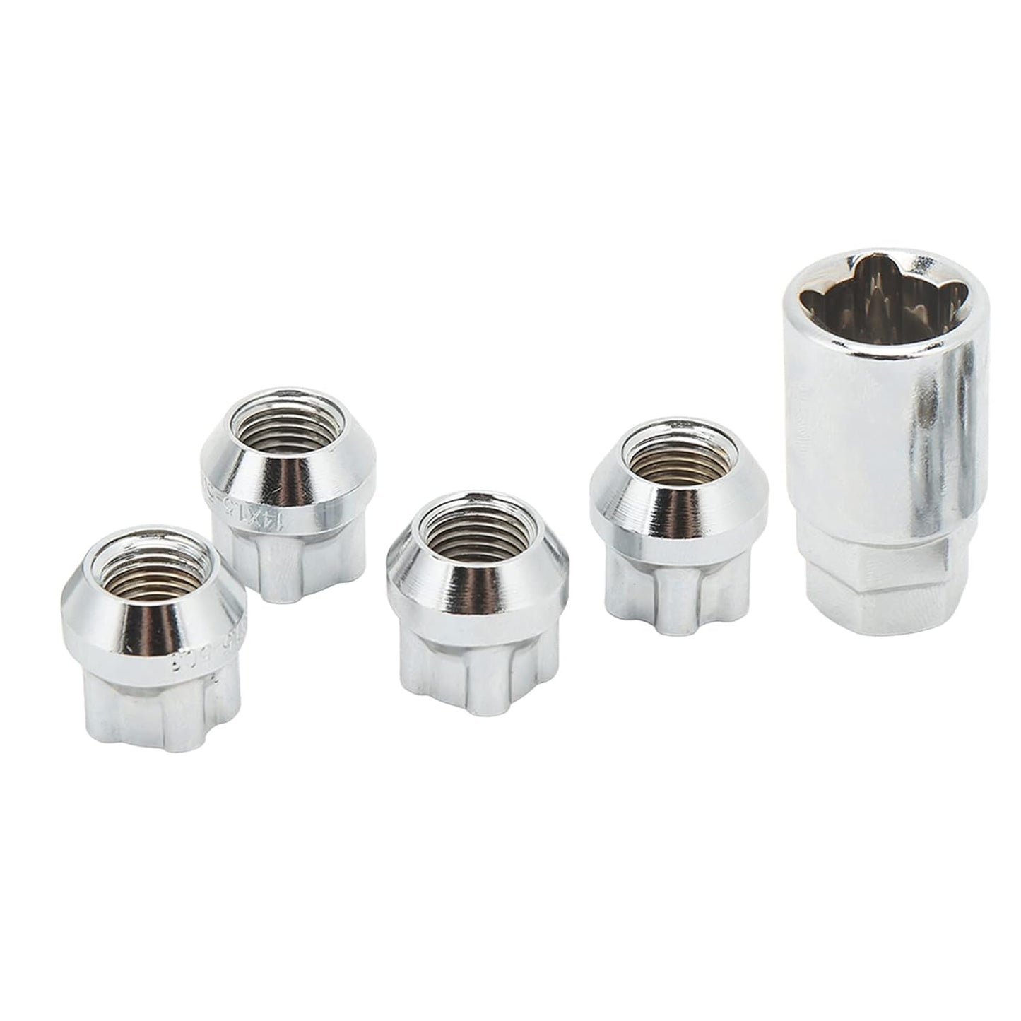 Tesla Model 3 Y S X Wheel Locks Lug Nuts Kit Stainless Steel Replacement