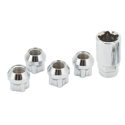 Tesla Model 3 Y S X Wheel Locks Lug Nuts Kit Stainless Steel Replacement