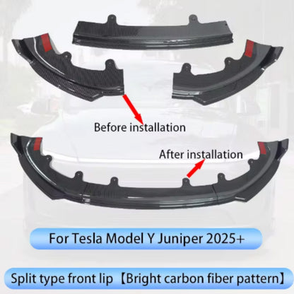 Model Y Juniper Front Lip Spoiler V1 ABS