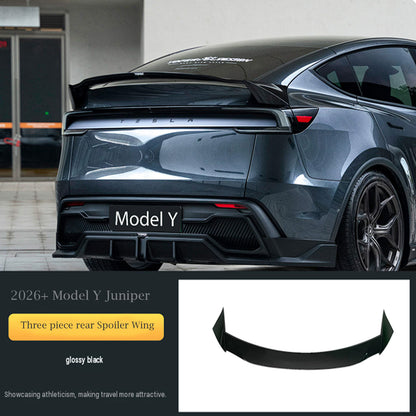 Model Y Rear Spoiler Wing V3 Gloss black