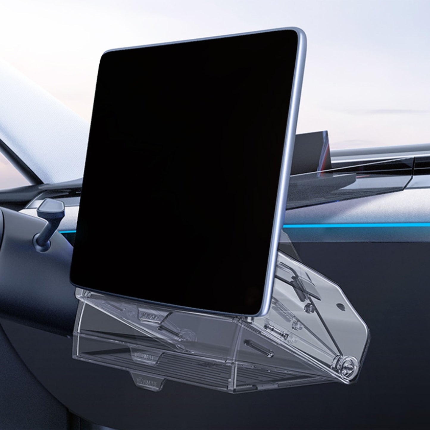 Tesla Model Y Model 3 Highland/Juniper Under Screen Storage Box Behind Screen Holder Hidden Shelf Tray