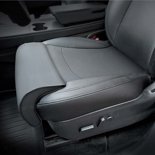 Model Y Model 3 Nappa Leather Front Seat Covers with Padded Leg Support 1PC