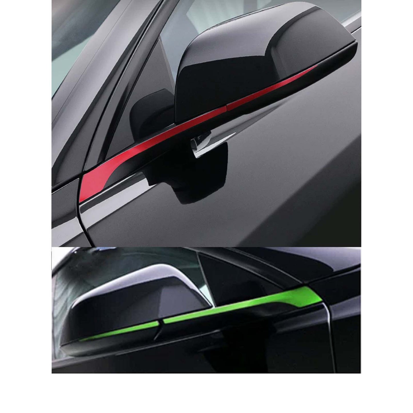 Tesla Model 3 Model Y rearview mirror sports trim stickers anti-collision strips