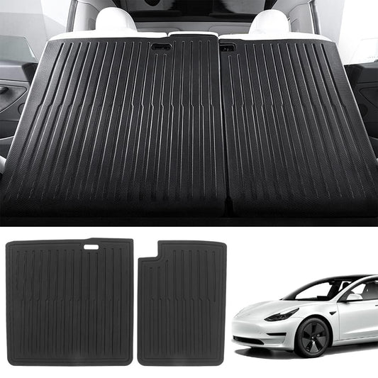 Tesla Model 3 Second Row Seats Back Cover TPE XPE Mat All Weather