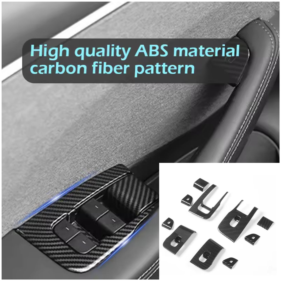 Model Y Juniper Window Control Panel Protective Cover 10 Pcs
