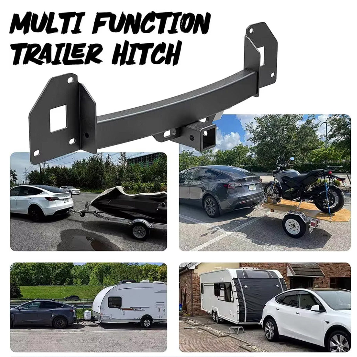 Tesla Model 3 Model Y Class 3 Trailer Hitch and Wiring Harness Kit