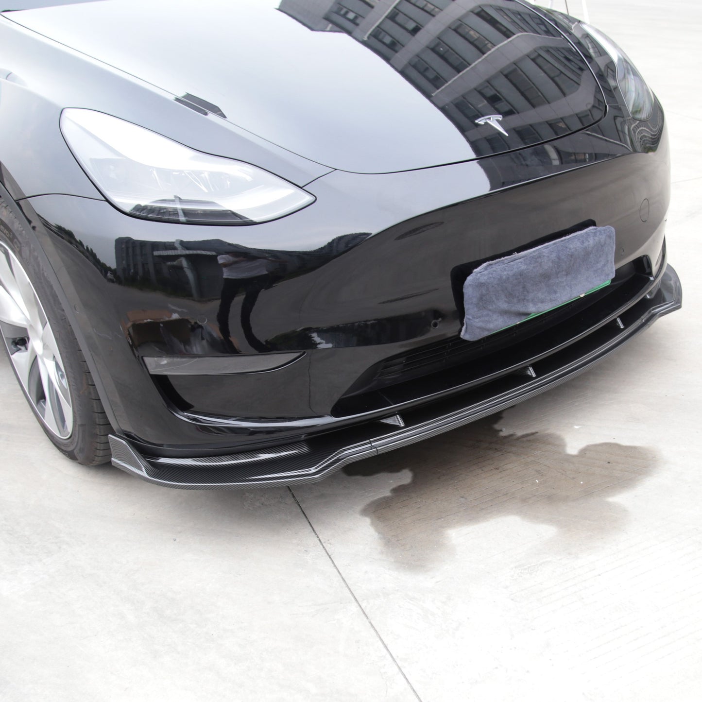 Tesla Model Y Front Bumper Lip Spoiler