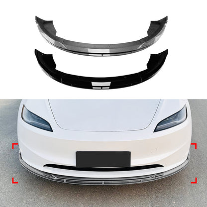 Tesla Model 3 Highland Front Spoiler Bumper Lip Style C