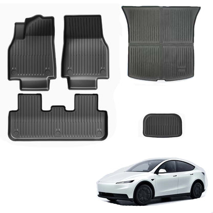 Tesla 2026+ Model Y Juniper and Standard range TPE All-weather 3D Floor Mats