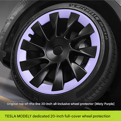 Tesla Model Y 20-21 inch Rim Protector Wheel Rim Wheel Protector 4Pcs ABS