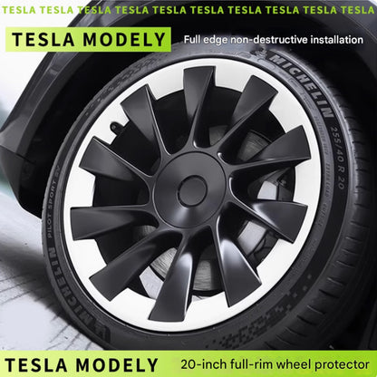 Tesla Model Y 20-21 inch Rim Protector Wheel Rim Wheel Protector 4Pcs ABS