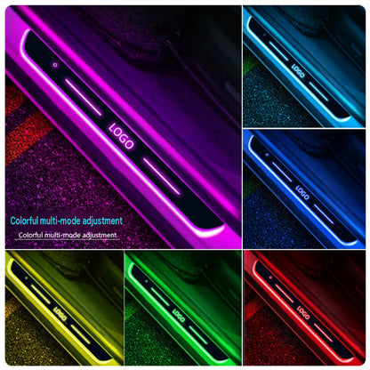 Tesla Model 3/Y Magnetic illuminated Pedal Welcome Light Door Sill 4 pcs