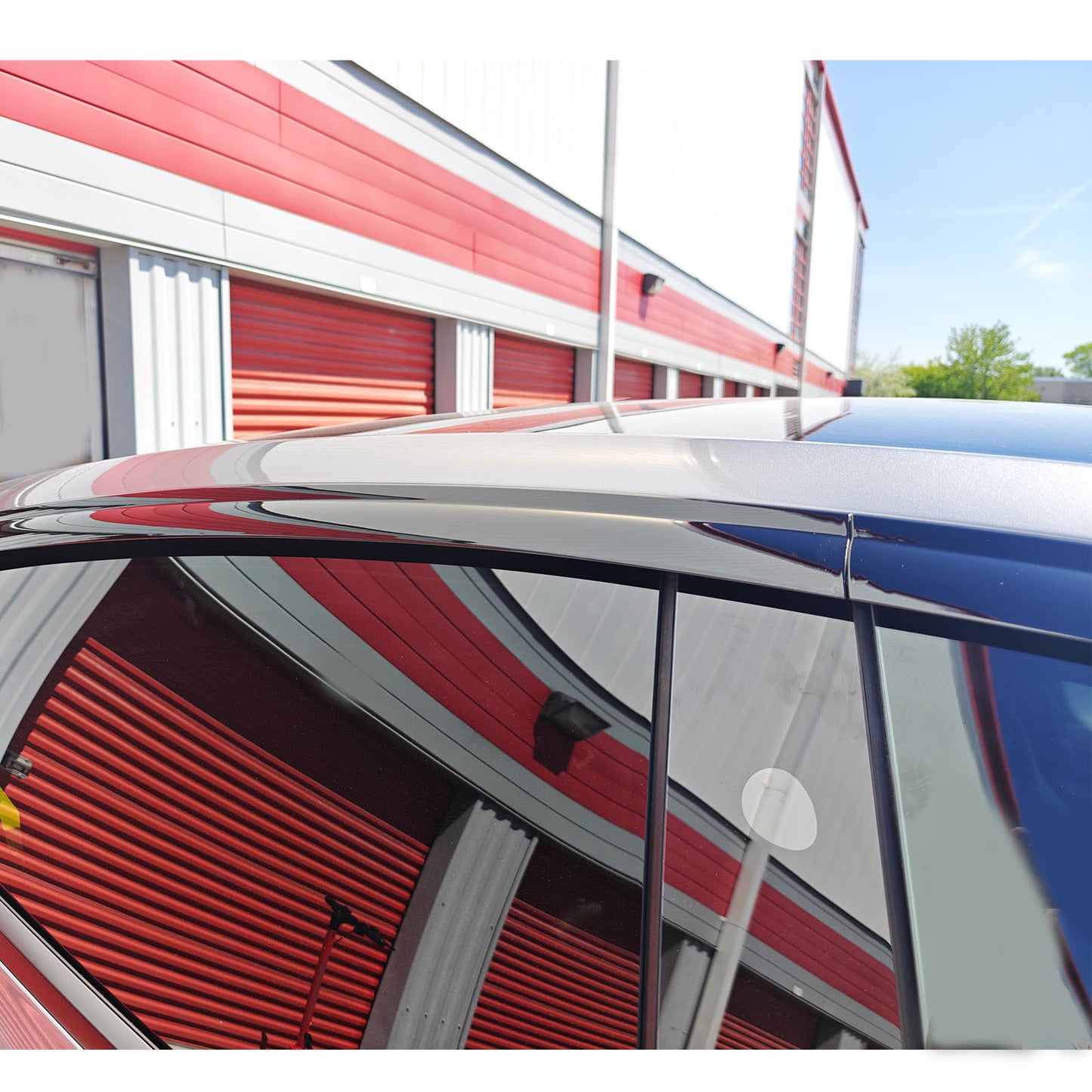 Tesla Model Y Side Window Deflector Vent Visors Gloss Black Matte black