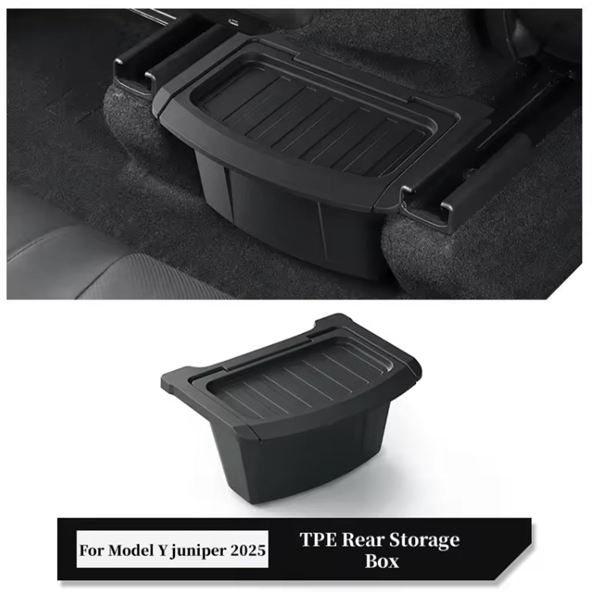 Model Y Second Row Storage Box Organizer