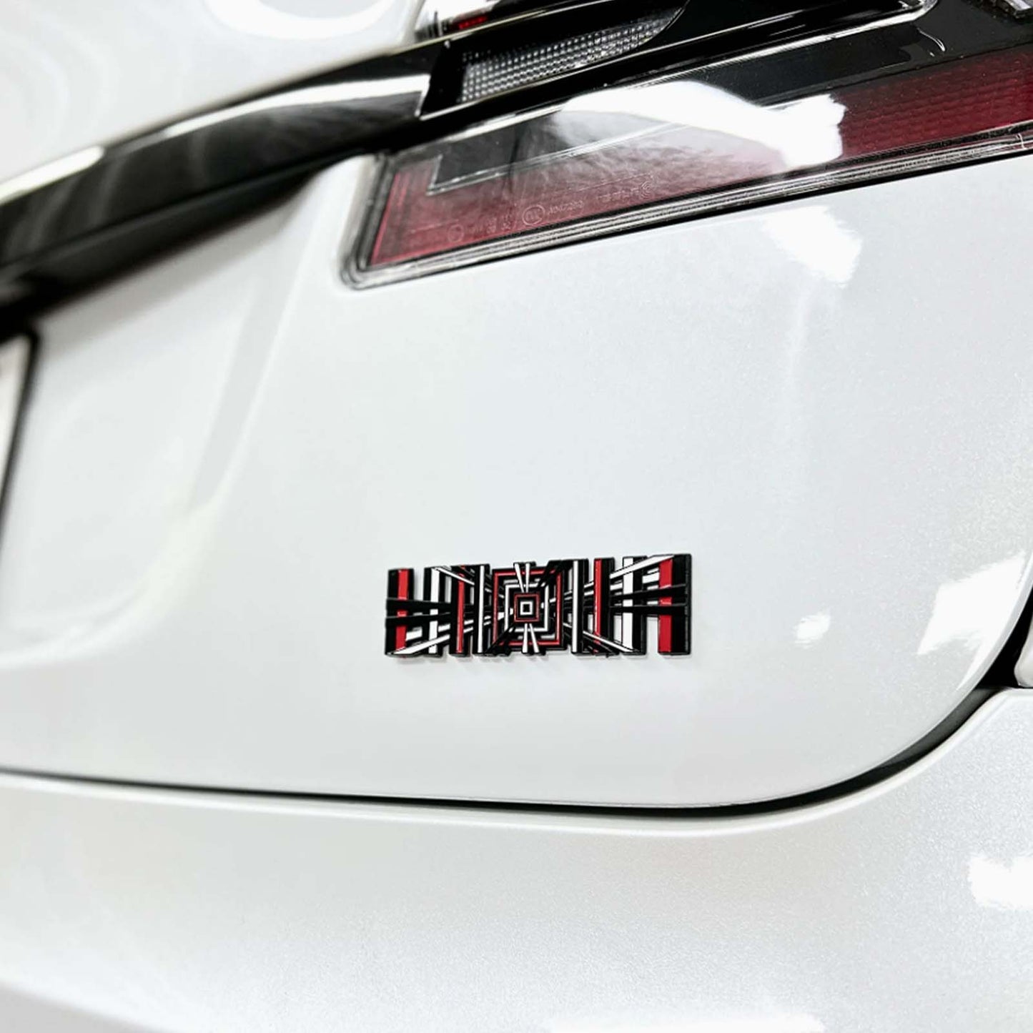 Tesla Plaid Spaceballs Tribute Aluminum Badge Trunk Emblem PLAID