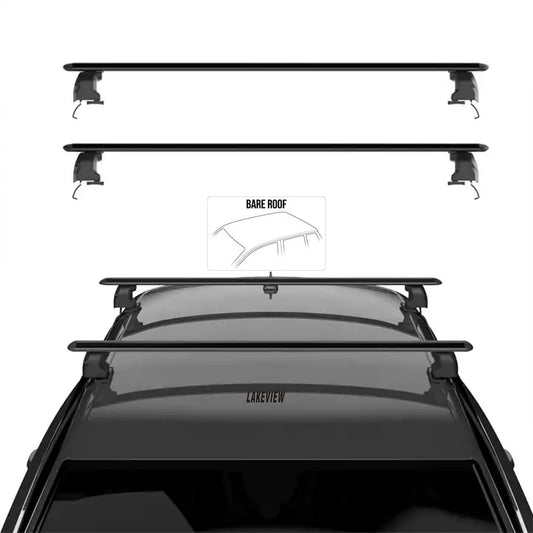 Bare Roof Heavy Duty High Quality Roof Rack Crossbars Full Set fit pickup truck Free shipping