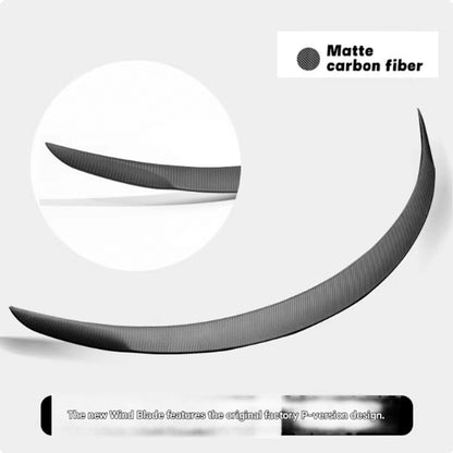 Real Carbon Fiber Rear Spoiler For Tesla Model 3 Y 2018-2028 Performance Sport Style