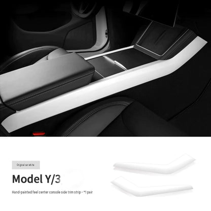 Model 3 Model Y Center Console Side Decorative White Strip