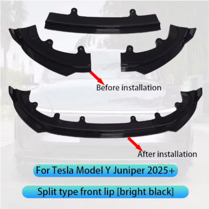 Model Y Juniper Front Lip Spoiler V1 ABS