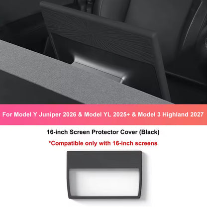 Model 3/Y 2026+ 16-inch Screen Protector Silicone Protective Frame Edge Cover