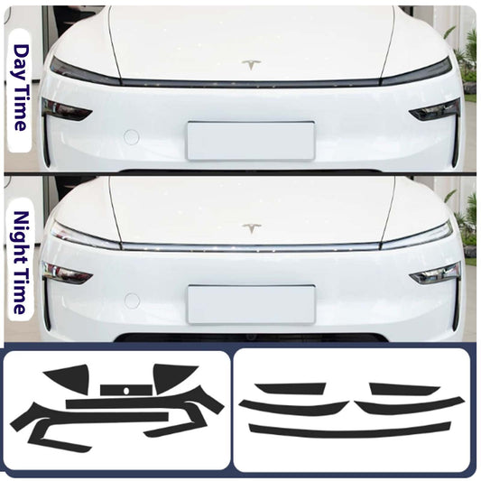 Model Y Juniper Photochromic Tint Headlight and Taillight Self Healing TPU Smoke Protection Film set